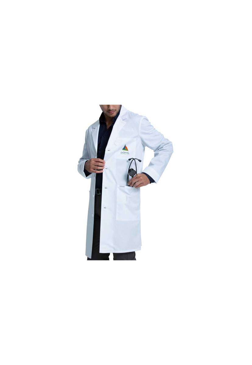 Blouse professionnelle unisexe