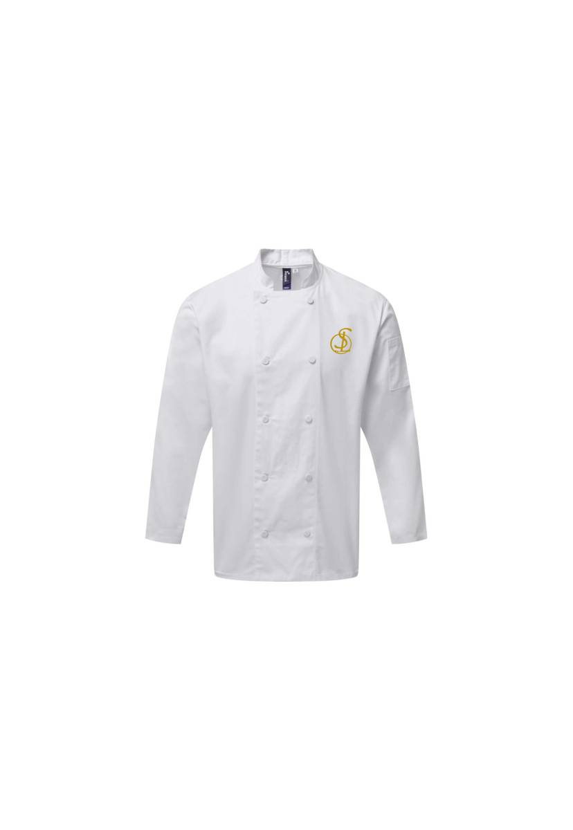 Veste de cuisinier manches longues personnalisée - Montpellier