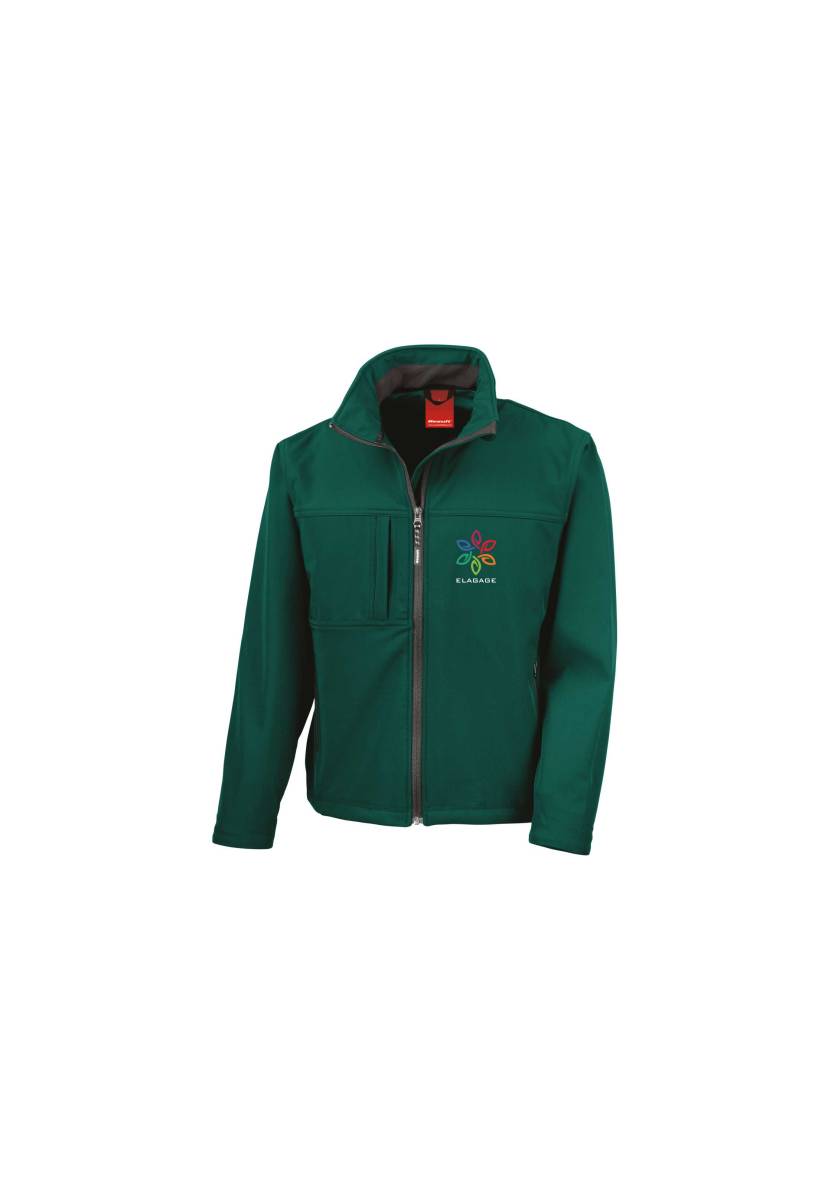 Softhsell homme personnalisée avec logo - Montpellier