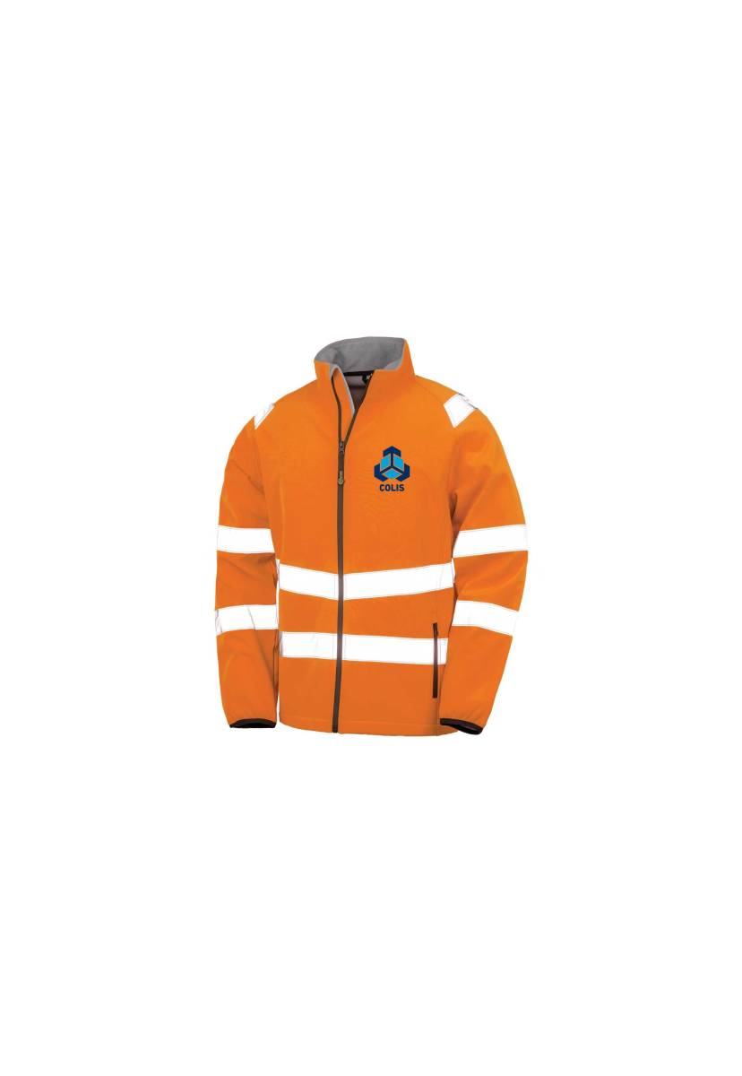 Veste softshell écologique avec logo en transfert - Montpellier