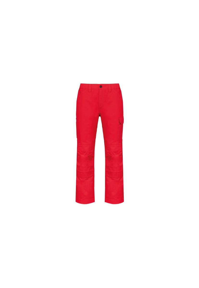 Pantalon de travail rouge personnalisable en transfert, impression ou broderie - Montpellier