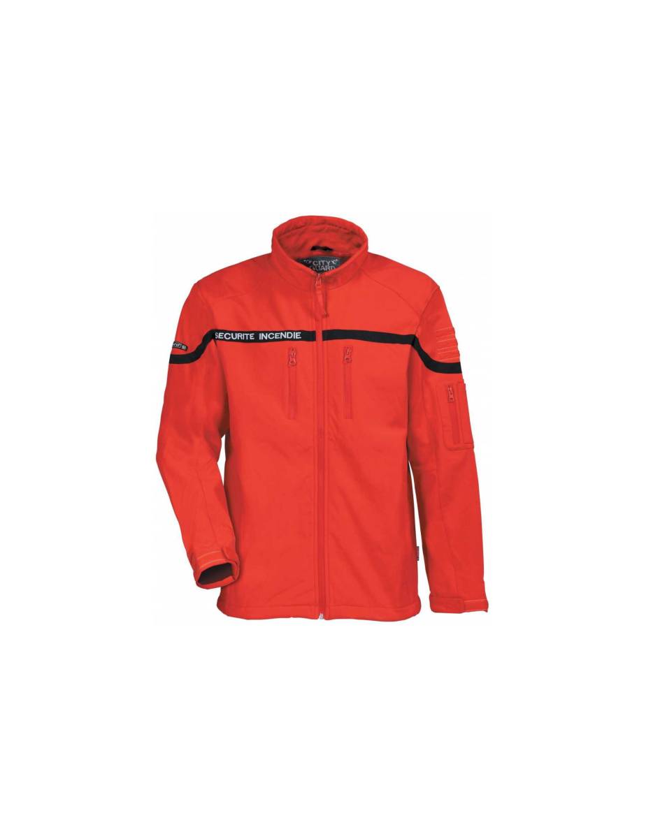 Veste softshell sécurité avec personnalisation en transfert ou broderie - Montpellier