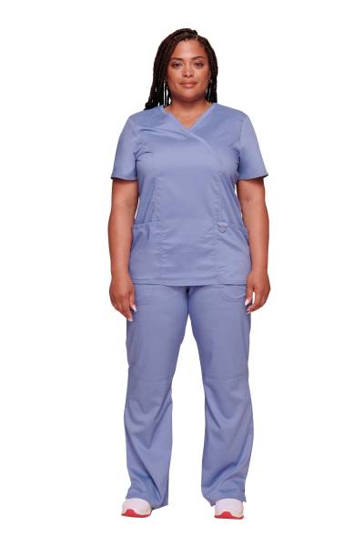 Blouse haut cache-cœur femme : Adaptée aux besoins des professionnels de santé à Béziers