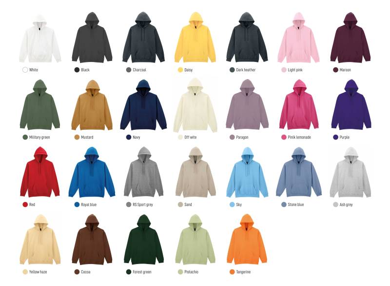 Coloris sweat GISF500