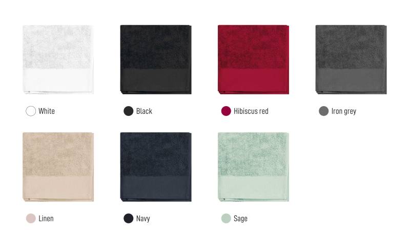 Coloris serviette bio K100