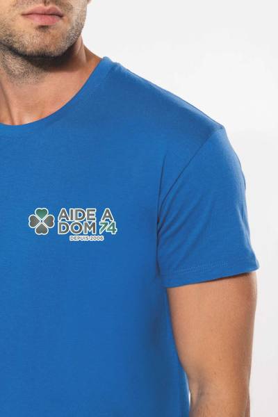 T-shirt col rond homme avec logo personnalisé - Lunel