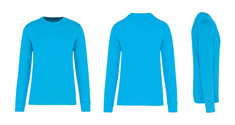 Sweat bio col rond H/F avec brodé ou floqué - Frontignan