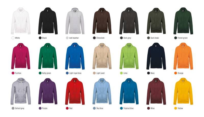 Coloris sweat K479