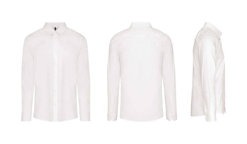 Chemise manches longues à broder, imprimer ou marquer - Agde