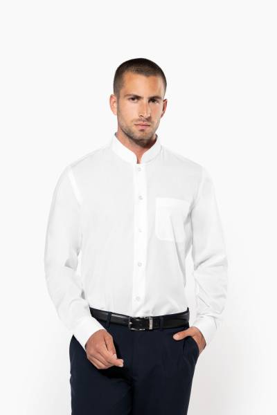 Chemise homme manches longues blanche à personnaliser - Sète