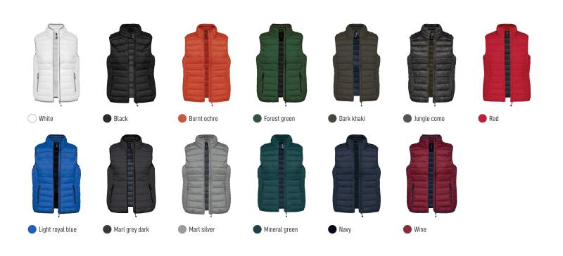 Coloris doudoune K6114