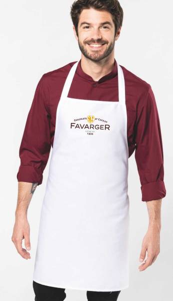 Tablier polycoton de cuisine avec broderie, impression ou transfert - Béziers