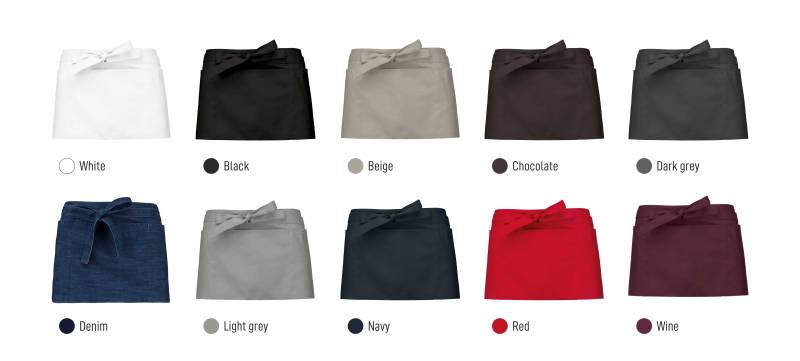 Coloris tablier court K896