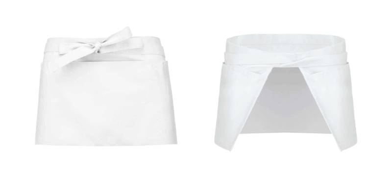 Tablier court blanc 100% personnalisable - Lunel