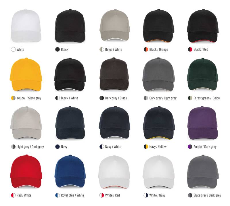 Coloris casquette KP189