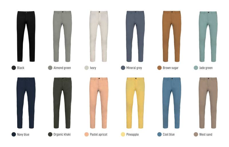 Coloris pantalon chino NS736