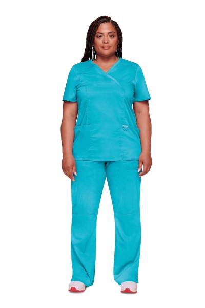 Blouse haut cache-cœur femme : Adaptée aux besoins des professionnels de santé à Béziers