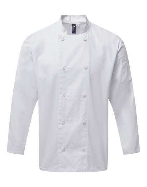 Veste de cuisinier blanche personnalisable - Lunel