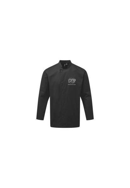 Veste de cuisine noire personnalisée - Montpellier