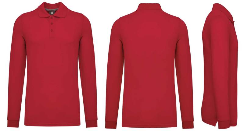 Polo manche longue brodé 100% personnalisable à Montpellier