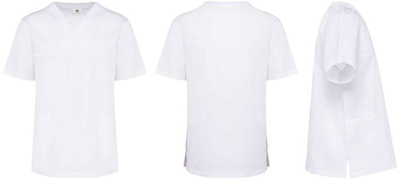 Tunique 100% coton : Idéale pour les professionnels, facile à entretenir et personnalisable avec votre logo à Montpellier.