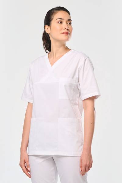 Tunique 100% coton : Idéale pour les professionnels, facile à entretenir et personnalisable avec votre logo à Montpellier.