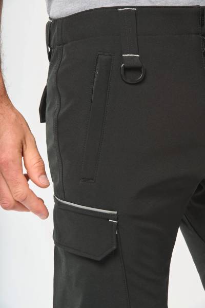 Pantalon softshell noir avec ou sans logo - Clermont l'Hérault 
