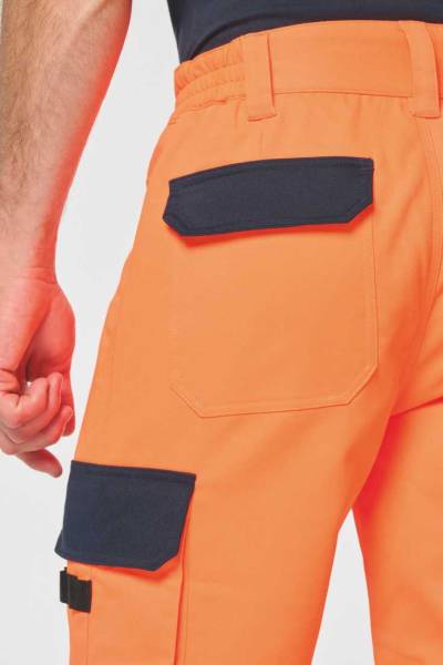 Pantalon HV recyclé multipoches unisexe : Travaillez protégé avec un équipement fiable à Pignan proche de Montpellier.