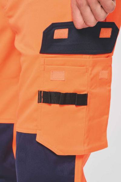 Pantalon HV recyclé multipoches unisexe : Travaillez protégé avec un équipement fiable à Pignan proche de Montpellier.
