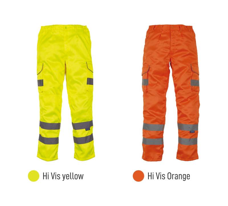Pantalon haute visibilité personnalisable en transfert ou broderie - Montpellier